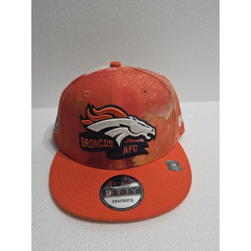 New NFL Denver Broncos NFL New Era 9Fifty On-Field Snapback Adjustable Hat/Cap